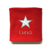 Personalised Christmas Star Pet Blanket